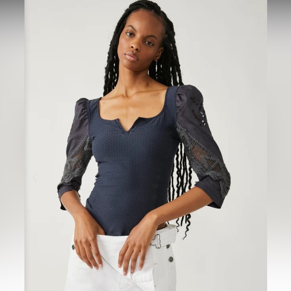 NWT FREE PEOPLE Brunch Date Top - Picture 7 of 10